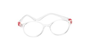 Image 2 of Crystal Round Eyeglasses for Kids from Dash Available at Titan Eye+