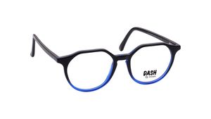 Image 2 of Blue Geometric Eyeglasses for Kids from Dash Available at Titan Eye+