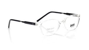 Image 2 of Crystal Rectangle Eyeglasses for Men and Women from Dash Available at Titan Eye+