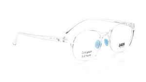 Image 2 of Crystal Round Eyeglasses for Men and Women from Dash Available at Titan Eye+
