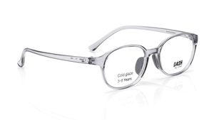 Image 2 of Grey Round Eyeglasses for Men and Women from Dash Available at Titan Eye+