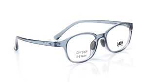 Image 2 of Grey Round Rimmed Eyeglasses for Kids from Dash Available at Titan Eye+
