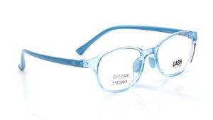 Image 2 of Blue Round Eyeglasses for Men and Women from Dash Available at Titan Eye+