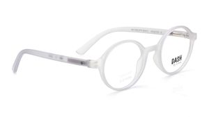 Image 2 of Grey Round Eyeglasses for Kids from Dash Available at Titan Eye+