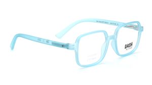Image 2 of Blue Geometric Eyeglasses for Kids from Dash Available at Titan Eye+