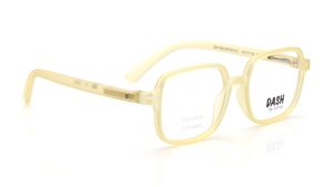Image 2 of Yellow Geometric Eyeglasses for Kids from Dash Available at Titan Eye+
