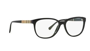 Image 2 of Black Square Eyeglasses for Women from Burberry Available at Titan Eye+