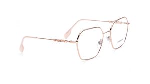 Image 2 of Gold Geometric Rimmed Eyeglasses for Women from Burberry Available at Titan Eye+