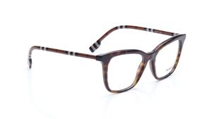 Image 2 of Havana Phantos Semi-Rimmed Eyeglasses for Women from Burberry Available at Titan Eye+