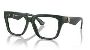 Image 2 of Green Square Eyeglasses for Women from Burberry Available at Titan Eye+