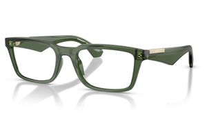 Image 2 of Green Rectangle Eyeglasses for Men from Burberry Available at Titan Eye+