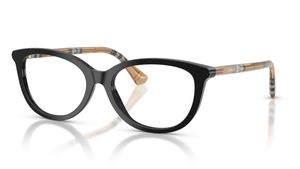 Image 2 of Black CatEye Eyeglasses for Women from Burberry Available at Titan Eye+