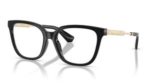 Image 2 of Black Square Eyeglasses for Women from Burberry Available at Titan Eye+