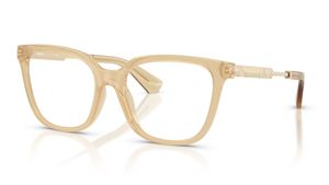 Image 2 of Yellow Square Eyeglasses for Women from Burberry Available at Titan Eye+