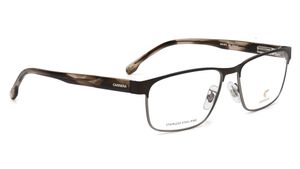 Image 2 of Green Rectangle Rimmed Eyeglasses for Men from Carrera Available at Titan Eye+