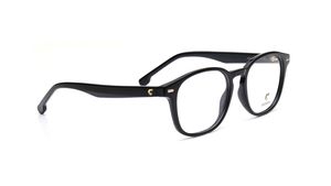 Image 2 of Black Square Rimmed Eyeglasses for Men and Women from Carrera Available at Titan Eye+