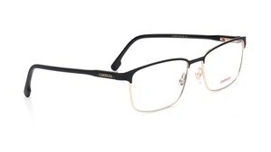 Image 2 of Black Navigator Eyeglasses for Men from Carrera Available at Titan Eye+