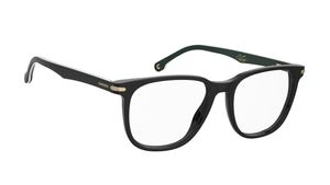 Image 2 of Black Rectangle Eyeglasses for Men and Women from Carrera Available at Titan Eye+