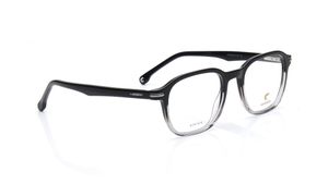 Image 2 of Black Rectangle Eyeglasses for Men from Carrera Available at Titan Eye+