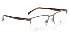 Image 2 of Grey Rectangle Eyeglasses for Men from Carrera Available at Titan Eye+