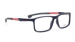 Image 2 of Blue Rectangle Eyeglasses for Men from Carrera Available at Titan Eye+