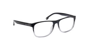 Image 2 of Black Rectangle Eyeglasses for Men from Carrera Available at Titan Eye+