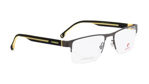 Image 2 of Yellow Rectangle Eyeglasses for Men from Carrera Available at Titan Eye+