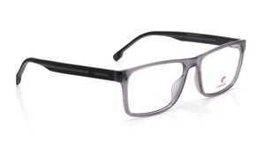 Image 2 of Black Rectangle Eyeglasses for Men from Carrera Available at Titan Eye+