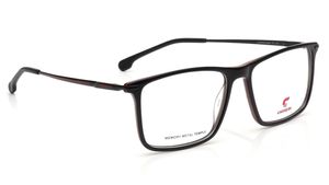 Image 2 of Black Rectangle Eyeglasses for Men from Carrera Available at Titan Eye+