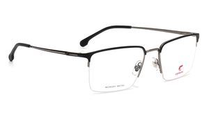 Image 2 of Black Rectangle Eyeglasses for Men from Carrera Available at Titan Eye+