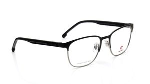 Image 2 of Black Rectangle Eyeglasses for Men from Carrera Available at Titan Eye+