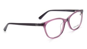Image 2 of Purple Rectangle Eyeglasses for Women from Calvin Klein Available at Titan Eye+