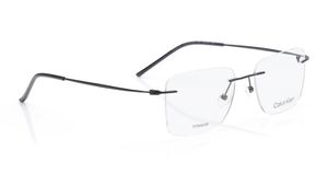 Image 2 of Black Square Eyeglasses for Men from Calvin Klein Available at Titan Eye+