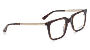 Image 2 of Brown Square Eyeglasses for Men from Calvin Klein Available at Titan Eye+