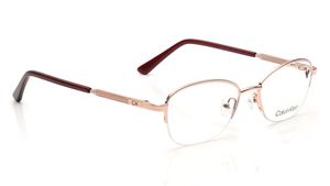 Image 2 of Rose Gold Rectangle Eyeglasses for Men from Calvin Klein Available at Titan Eye+