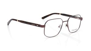 Image 2 of Brown Navigator Eyeglasses for Men from Calvin Klein Available at Titan Eye+