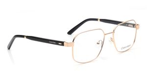 Image 2 of Gold Navigator Eyeglasses for Men from Calvin Klein Available at Titan Eye+