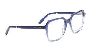 Image 2 of Blue Square Eyeglasses for Men from Calvin Klein Available at Titan Eye+