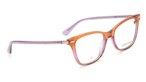 Image 2 of Orange Rectangle Eyeglasses for Women from Calvin Klein Available at Titan Eye+