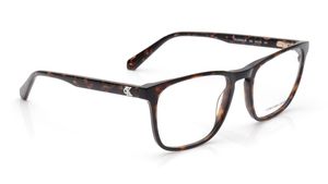 Image 2 of Brown Square Eyeglasses for Men from Calvin Klein Available at Titan Eye+