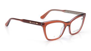 Image 2 of Brown Butterfly Eyeglasses for Women from Calvin Klein Available at Titan Eye+