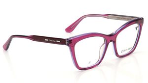 Image 2 of Violet Butterfly Eyeglasses for Women from Calvin Klein Available at Titan Eye+