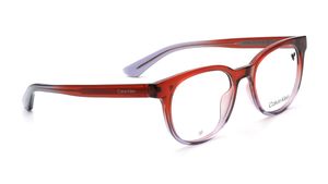 Image 2 of Burgundy Oval Eyeglasses for Men and Women from Calvin Klein Available at Titan Eye+