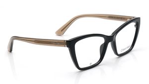 Image 2 of Black Butterfly Eyeglasses for Women from Calvin Klein Available at Titan Eye+