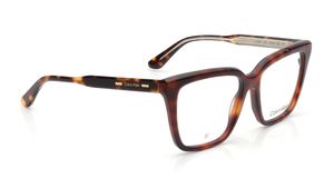 Image 2 of Brown Rectangle Eyeglasses for Women from Calvin Klein Available at Titan Eye+