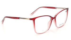 Image 2 of Maroon Butterfly Eyeglasses for Women from Calvin Klein Available at Titan Eye+