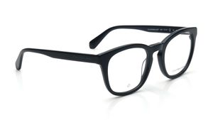 Image 2 of Black Wayfarer Eyeglasses for Men and Women from Calvin Klein Available at Titan Eye+