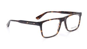 Image 2 of Brown Square Eyeglasses for Men from Calvin Klein Available at Titan Eye+