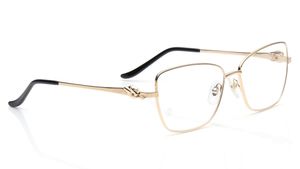 Image 2 of Gold CatEye Eyeglasses for Women from Cartier Available at Titan Eye+