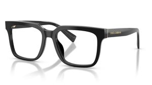 Image 2 of Black Square Eyeglasses for Men from Dolce And Gabbana Available at Titan Eye+